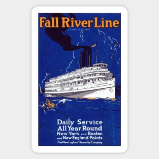 1920 Fall River Line Sticker